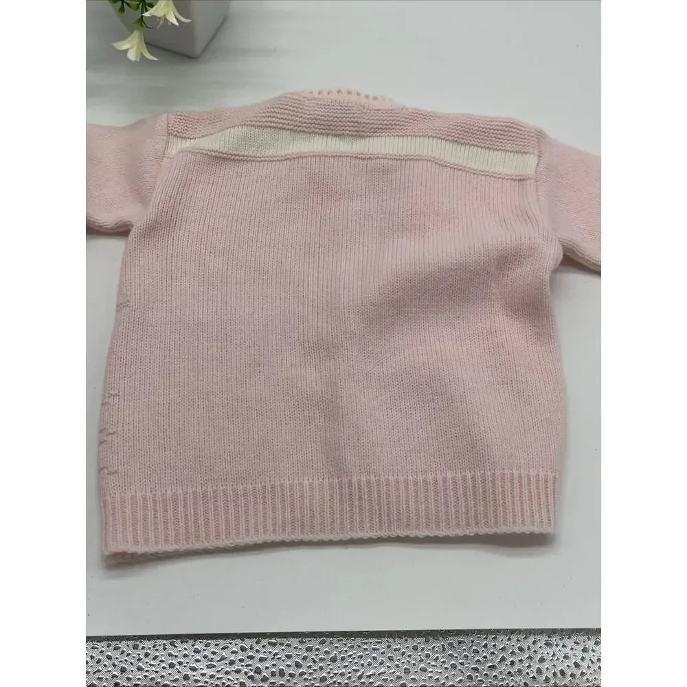 Vintage 1960s Toddler Pink Honeysuckle Cardigan – Sears Roebuck Baby Sweater